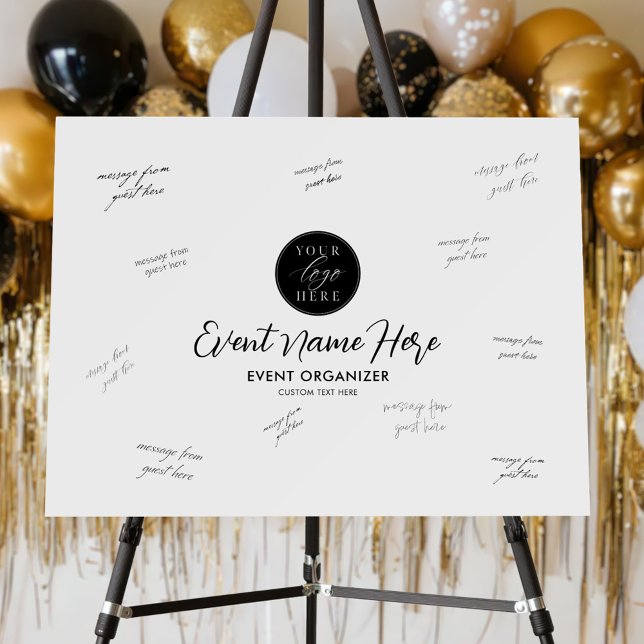Custom Logo Event Guest Signature Foam Board (Creator Uploaded)