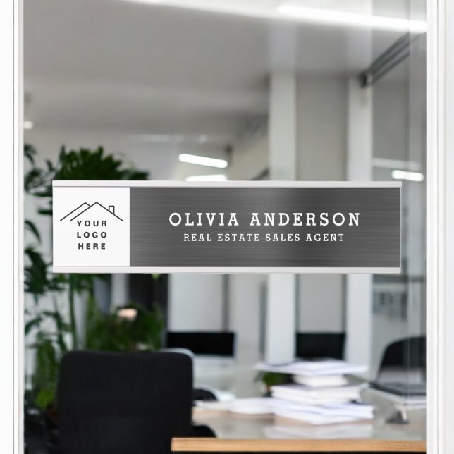Custom Logo Executive Black Professional Door Sign (Creator Uploaded)