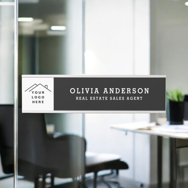 Custom Logo Executive Black Professional Door Sign (Creator Uploaded)