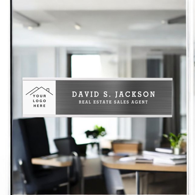 Custom Logo Executive Black Professional Door Sign (Creator Uploaded)
