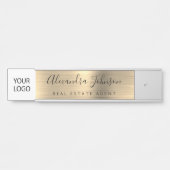 Custom Logo Executive Gold Professional Door Sign | Zazzle