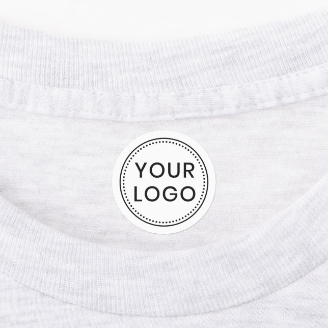 Custom logo fabric clothing labels (Affixed)