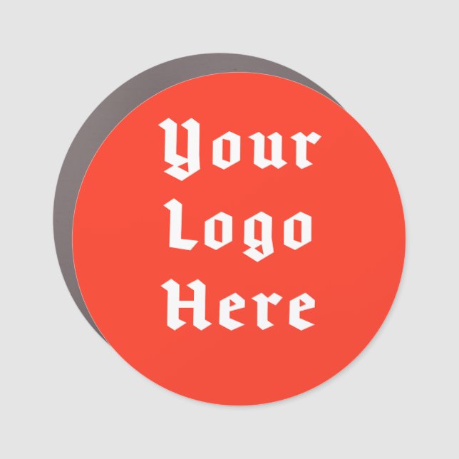 Custom Logo Fairway Badge Golf Swagger Car Magnet (Front)