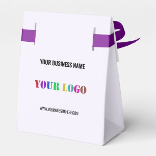 Custom Logo Favor Box Your Name Website Promotion