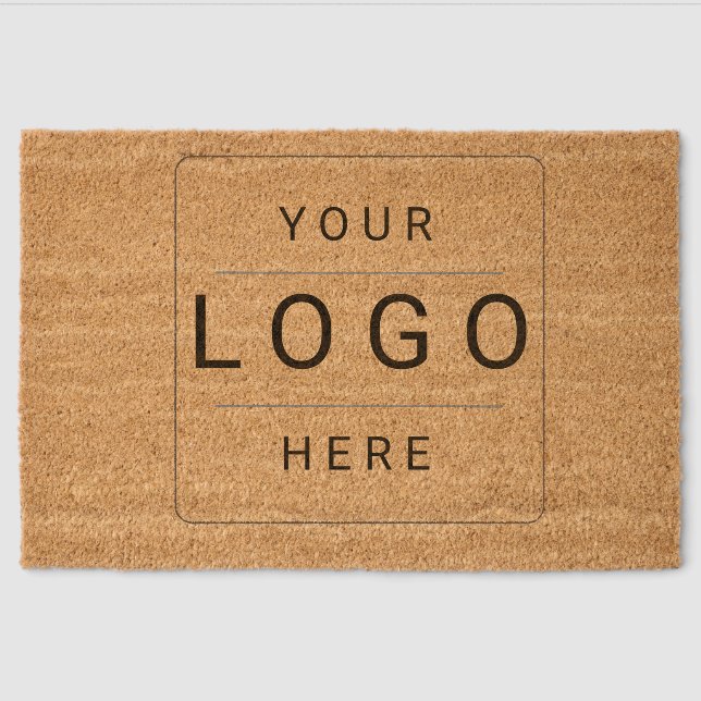 Custom Logo Fiber Doormat (Front)