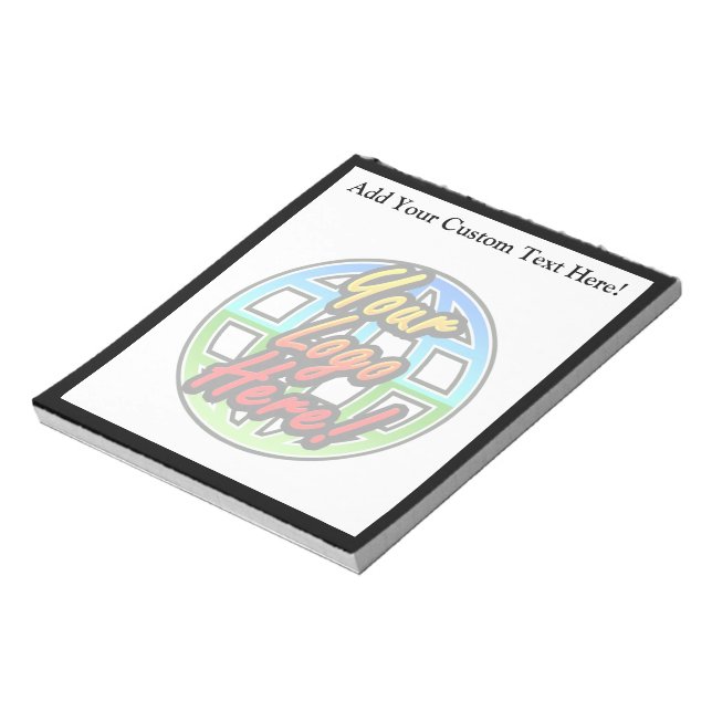 Custom Logo Full-Color Personalized Notepad (Rotated)