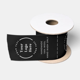 Custom Logo Garment Care Clothing Labels Satin Ribbon
