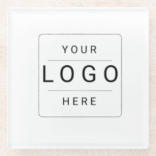Custom Logo Glass Coaster