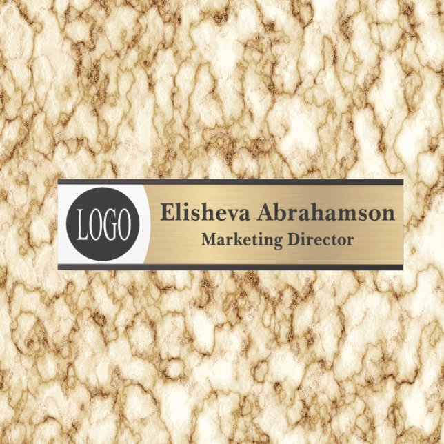 Custom Logo Gold Office Door Sign Signs Name Plate (Creator Uploaded)