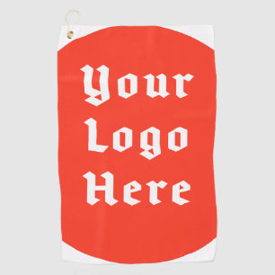 Custom Logo Golf Bag Badge Retro Tournament Swag Towel