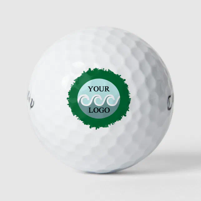 Custom logo golf balls | Zazzle