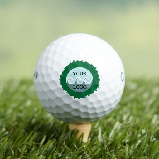 Custom logo golf balls Zazzle
