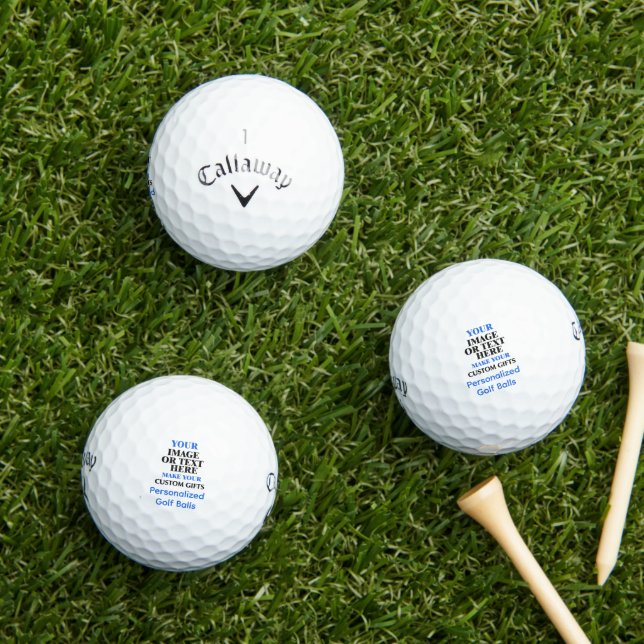Custom Logo Golf Balls - Branded & Personal (Insitu Grass)