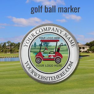 Custom Logo Golf Club Swag League Tournament Golf Ball Marker