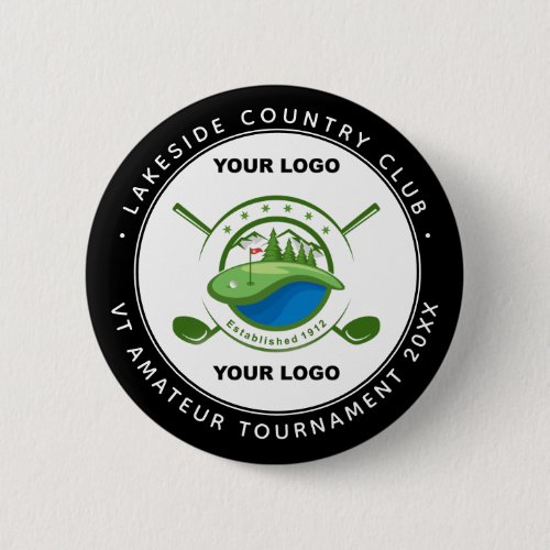 Custom Logo Golf Club Swag Memorial Tournament Button - Golf Club Custom Logo Golf Button. This unique golf club memorial tournament golf button features your custom text and personalized logo. 
Customize this golf club button with your business logo and text. Perfect for golf club tournaments, golf promotional items and ideas, golf memorial events, golf corporate products, golf tournament gifts, purchase in bulk for wholesale. 
COPYRIGHT © 2020 Judy Burrows, Black Dog Art - All Rights Reserved. Custom Logo Golf Club Swag Memorial Tournament button