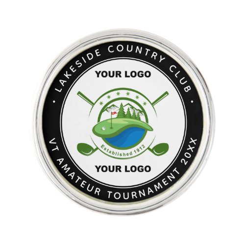 Custom Logo Golf Club Swag Memorial Tournament Lapel Pin