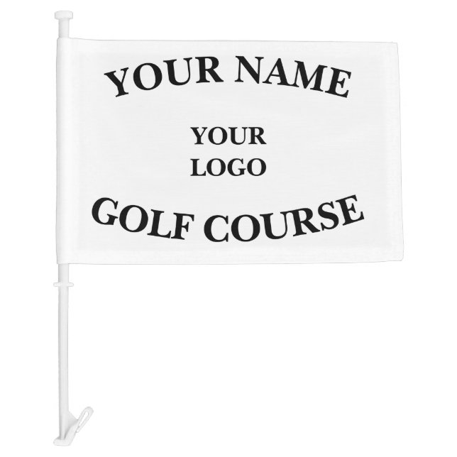 Custom Logo Golf Flag (Front)