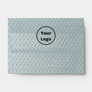 Custom logo gray metal print envelope