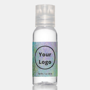 Custom logo green and purple marble hand sanitizer