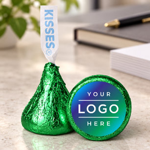 Custom Logo Green Foil Business Promo Hershey®'s Kisses®