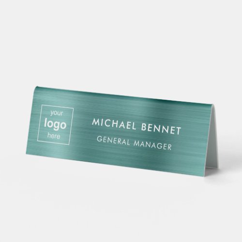Custom Logo Green Professional Business  Table Tent Sign