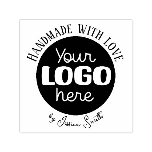 Custom Logo Handmade Business Branding Self-inking Stamp