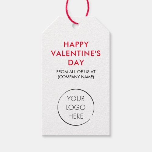 Custom Logo Hang Tag Happy Valentines Day Gift Tags