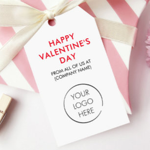 Custom Logo Hang Tag, Happy Valentine's Day Gift Tags