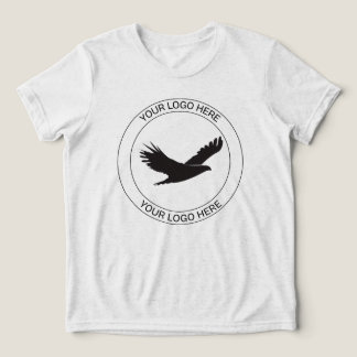 Custom Logo Here Family Photo Sports Team Logo Tri-Blend Shirt