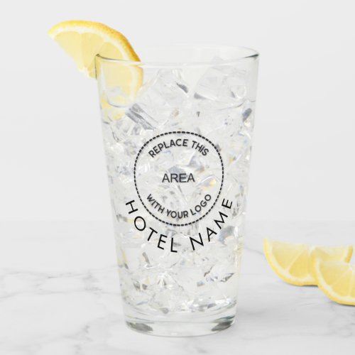 Custom Logo Hotel Name Any Color Text Glass