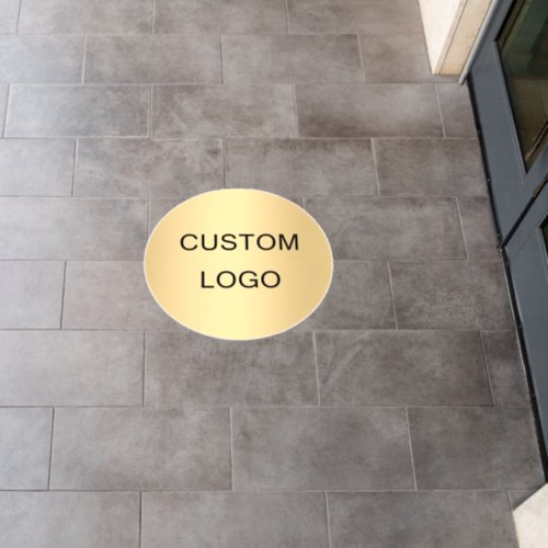 Custom logo image business store floor decals