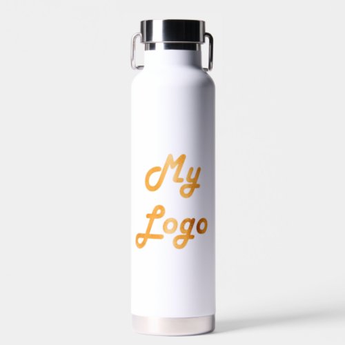 Custom logo image business water bottle