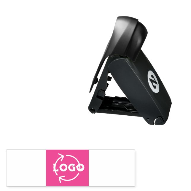 Custom Logo Image Text Self Inking Pocket Stamp (Open with Design)