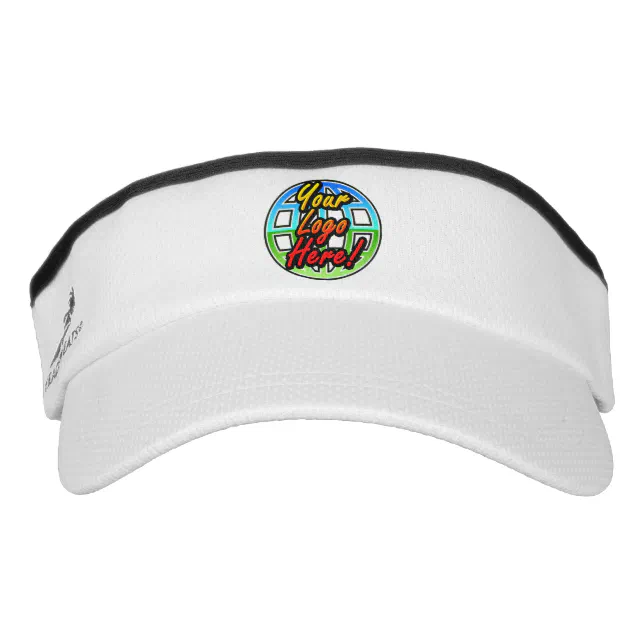 Custom Logo Imprinted Visor, No Minimum Quantity Visor Zazzle