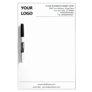 Custom Logo Info Business Office Dry Erase Board
