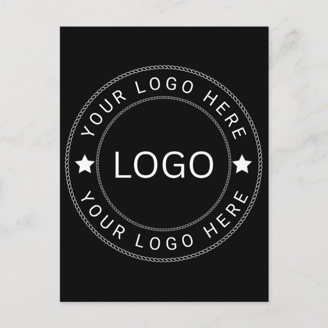 Custom Logo Invitation Postcard (Front)