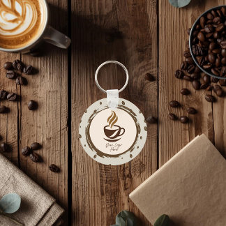 Custom Logo Keychain with QR Code