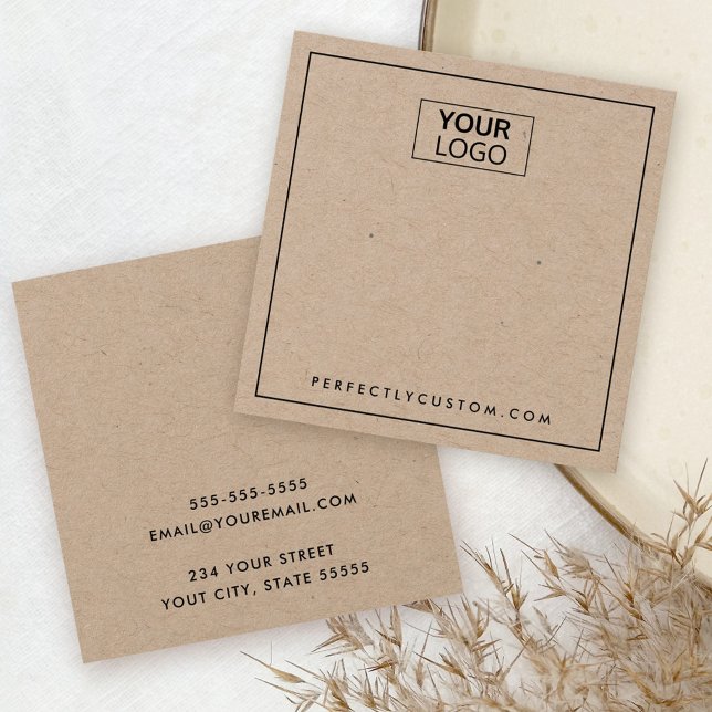 Custom logo Kraft paper earring display card (Creator Uploaded)