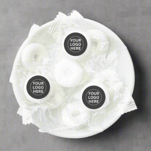 Custom Logo l Business Corporate Swag Events Gray Life Saver® Mints