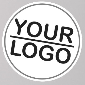 Custom logo laptop business sticker