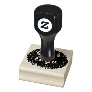 Custom Logo Large Rubber Stamp