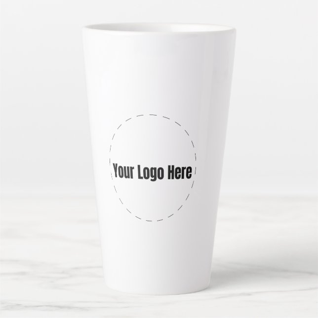 Custom Logo Latte Mug (Front)
