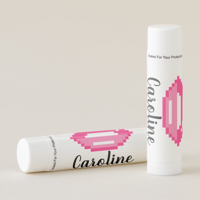 Custom logo lip balm sticks with fun flavors (Front)