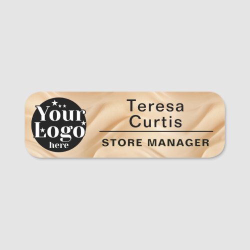 Custom Logo Magnetic / Safety Pin Employee Name Ta Tag