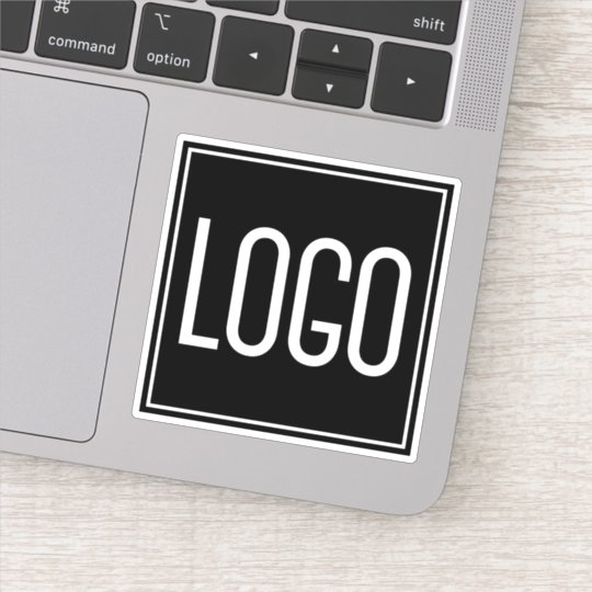 Custom Logo Marketing Sticker | Zazzle.com