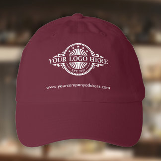 Custom Logo Maroon Promotional Hat