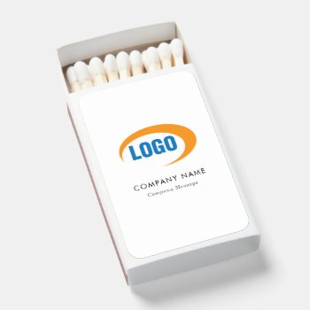 Custom Logo Matchboxes by businessessentials at Zazzle