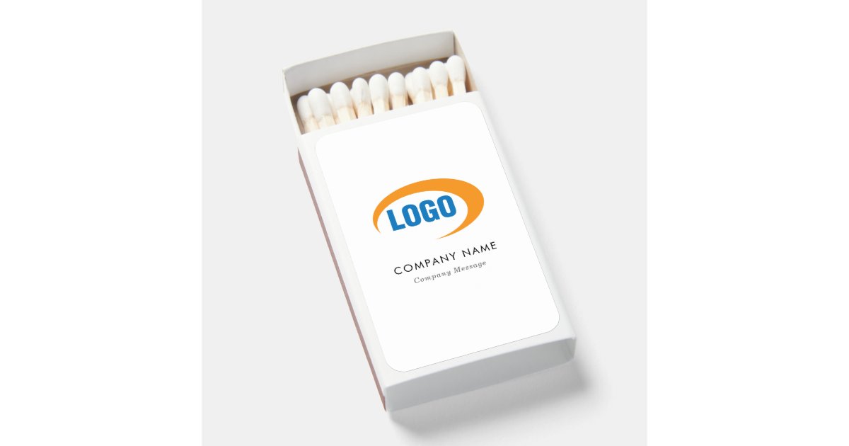 Custom Logo Matchboxes Zazzle