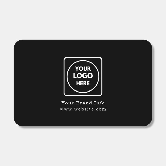 Custom Logo Matchboxes | Black Modern Corporate  (Front)