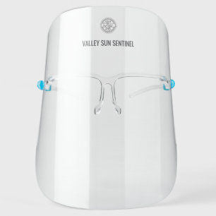 Custom Logo Media Outlet Press Identification Face Shield
